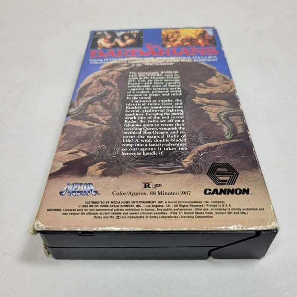 The Barbarians (VHS, 1987) Rare OOP Peter & David Paul - Picture 5 of 8